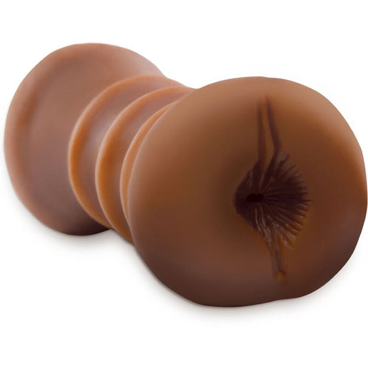 FETISH FANTASY EXTREME - MASTURBATEUR RÉALISTE À DOUBLE ENTRÉE VAGIN ET ANUS MARRON