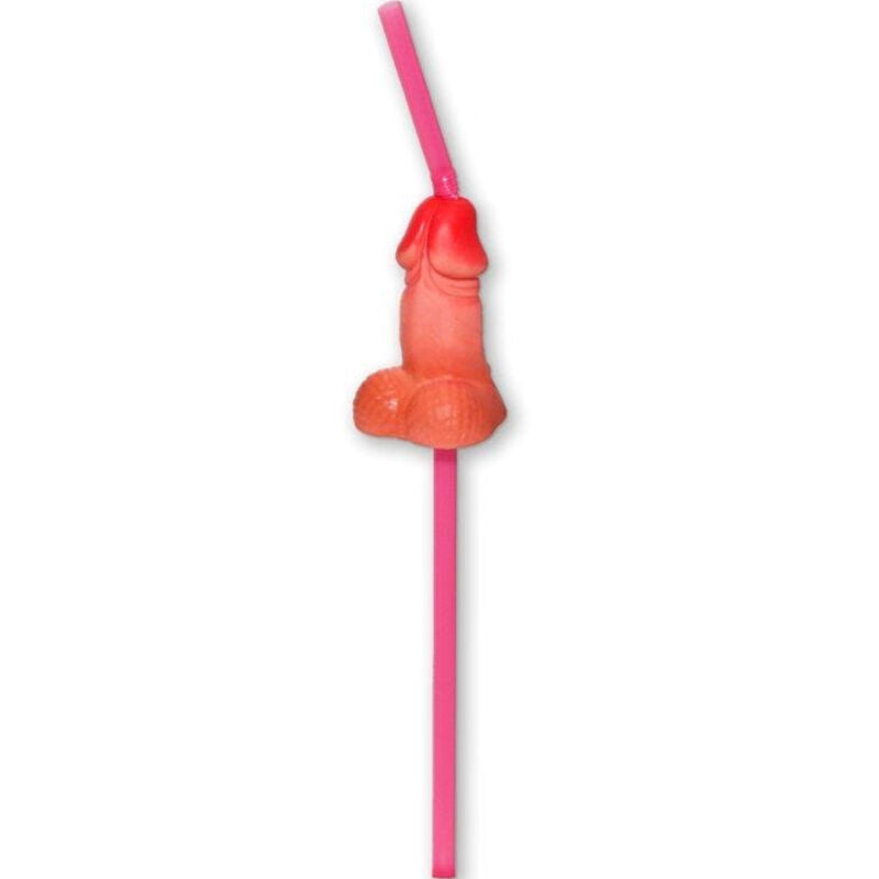 SPICY DEVIL - BAG OF 5 NATURAL LARGE PENIS STRAWS