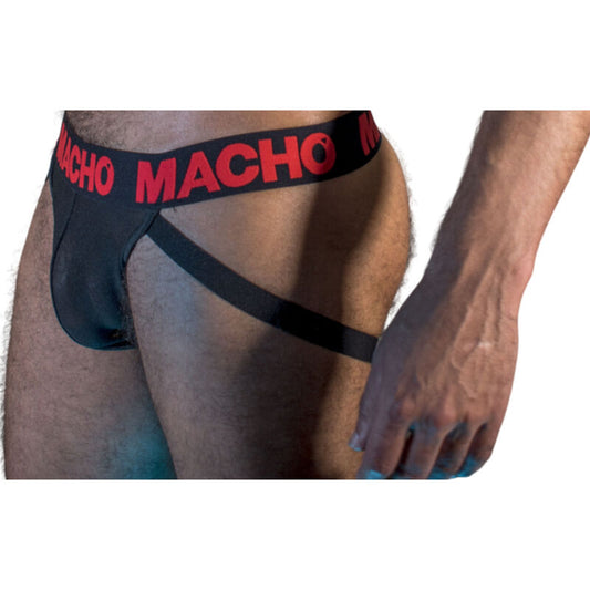 MALE - MX26X2 JOCK BLACK/RED XL