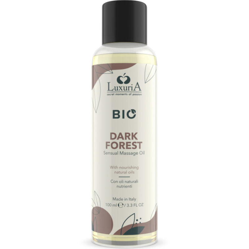 INTIMATELINE LUXURIA - HUILE DE MASSAGE BIO FORÊT SOMBRE 100 ML