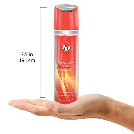ID SENSATION - LUBRIFIANT À BASE D'EAU AVEC EFFET THERMIQUE 250 ML