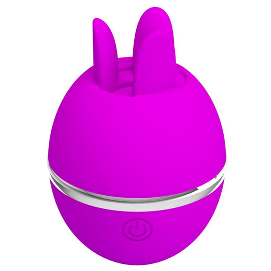 PRETTY LOVE - VIBRATEUR GEMINI BALL ROUND VIOLET EN SILICONE