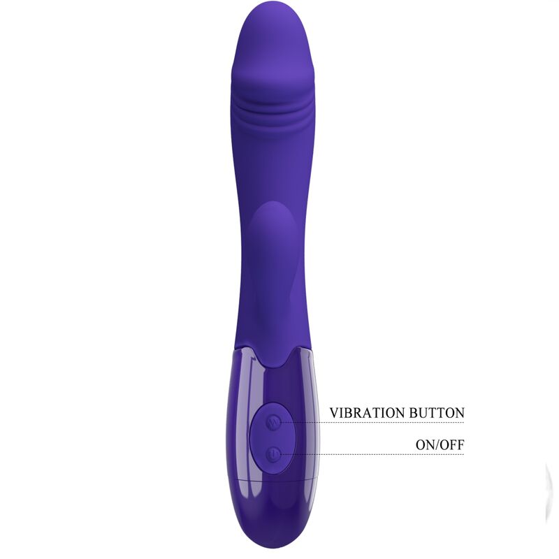 PRETTY LOVE - SNAPPY YOUTH VIBRATOR & PUNTOG STIMULATOR VIOLET
