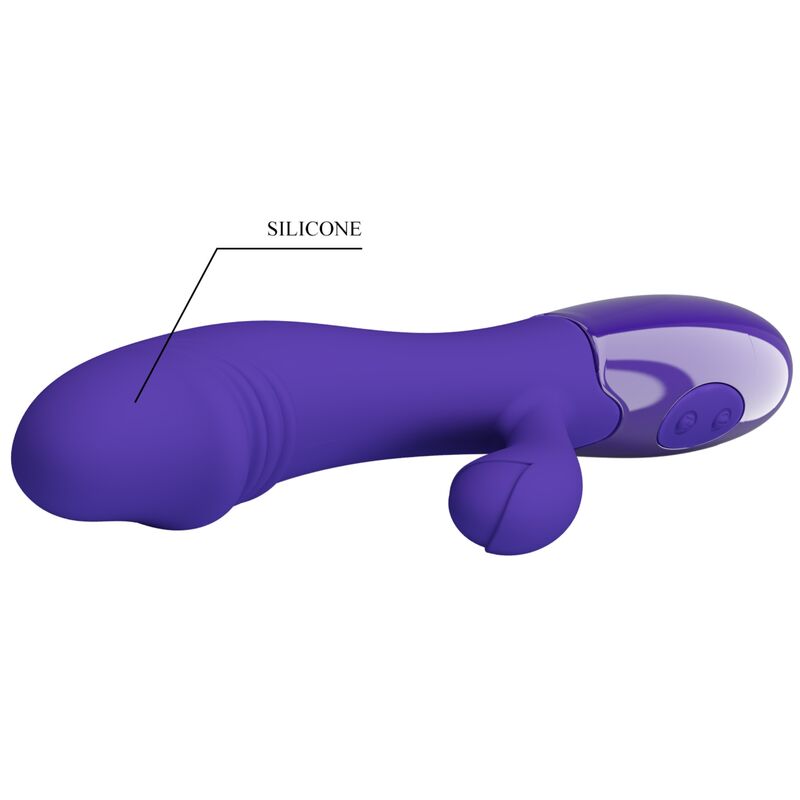 PRETTY LOVE - SNAPPY YOUTH VIBRATOR & PUNTOG STIMULATOR VIOLET