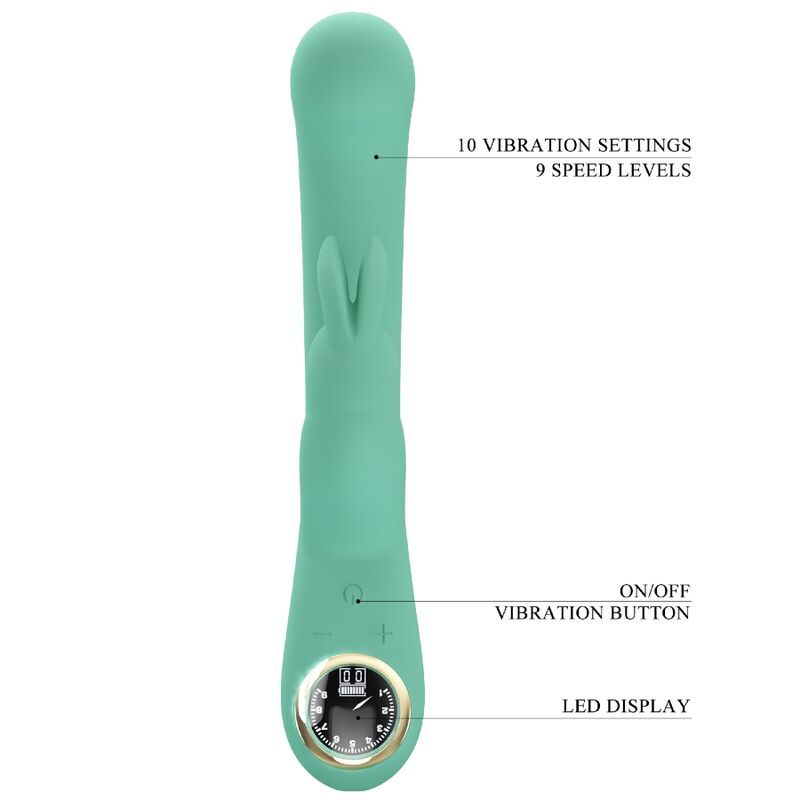 PRETTY LOVE - LAMAR GREEN RABBIT & G-SPOT VIBRATOR