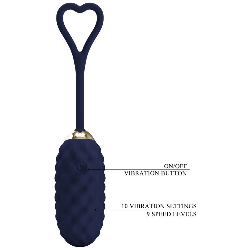 PRETTY LOVE - ŒUF VIBRANT VIVIAN TÉLÉCOMMANDÉ BLEU