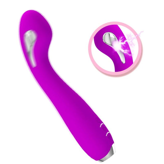 PRETTY LOVE - HECTOR VIBRATEUR ÉLECTROCHOC RECHARGEABLE ET ÉTANCHE VIOLET