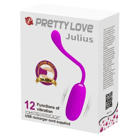 PRETTY LOVE - ŒUF VIBRANT JULIUS ÉTANCHE ET RECHARGEABLE VIOLET