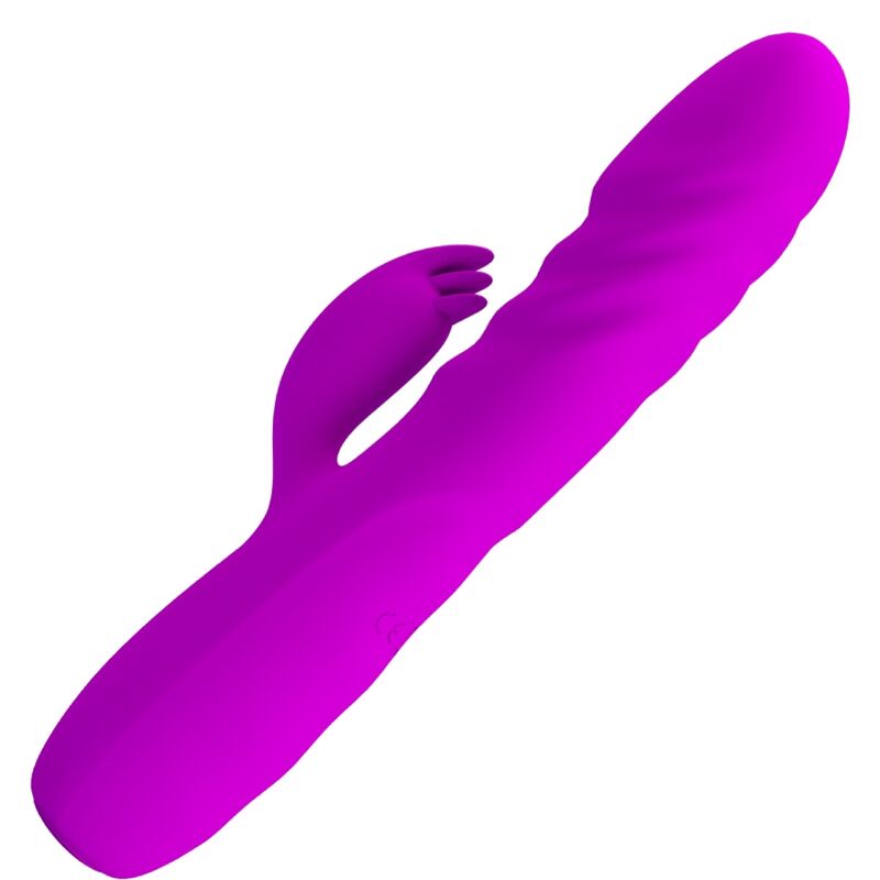 PRETTY LOVE - MELANIE RECHARGEABLE PURPLE RABBIT VIBRATOR