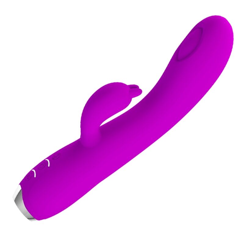 PRETTY LOVE - REGINA RECHARGEABLE VIBRATOR-SUCTION GEL PURPLE