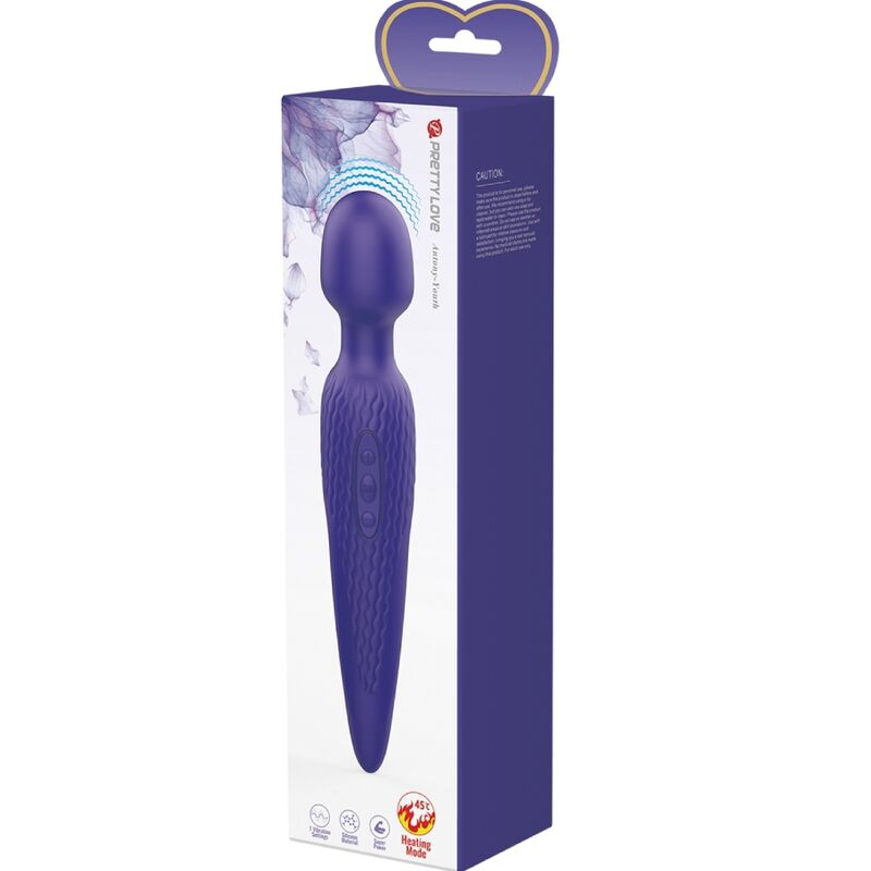 PRETTY LOVE - ANTONY YOUTH VIBRATING WAND WITH VIOLET HEAT EFFECT