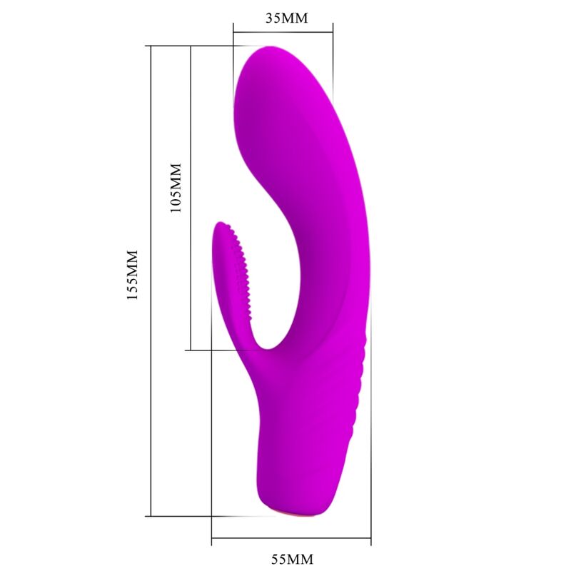 PRETTY LOVE - TIM RECHARGEABLE PURPLE VIBRATOR