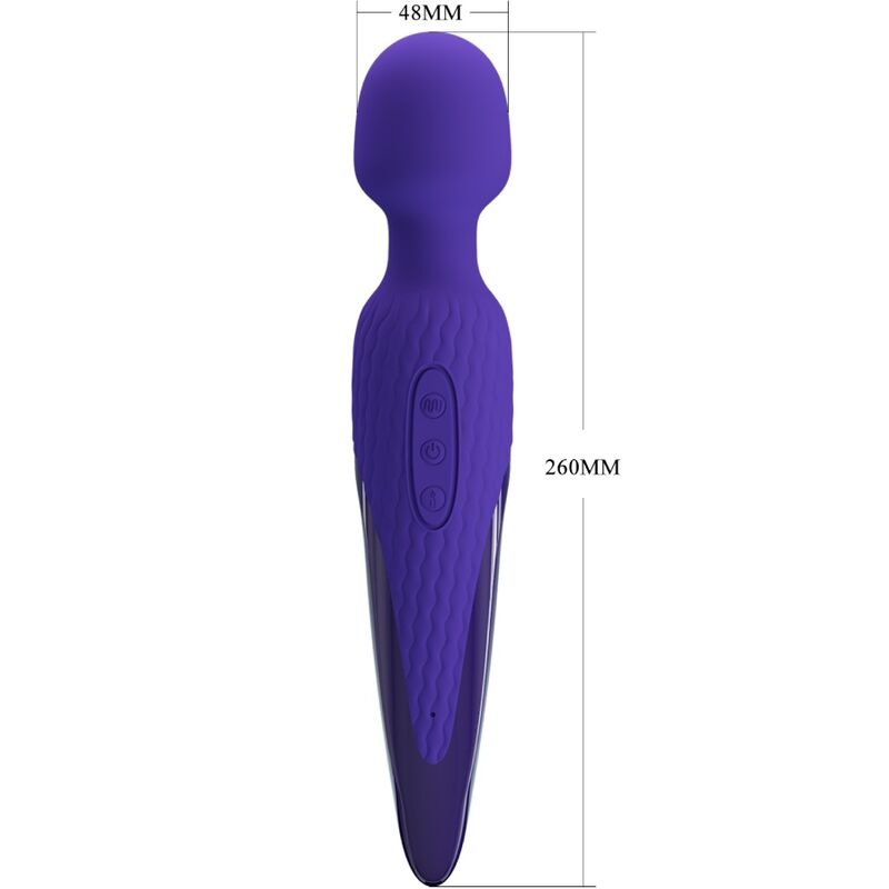 PRETTY LOVE - ANTONY YOUTH VIBRATING WAND WITH VIOLET HEAT EFFECT