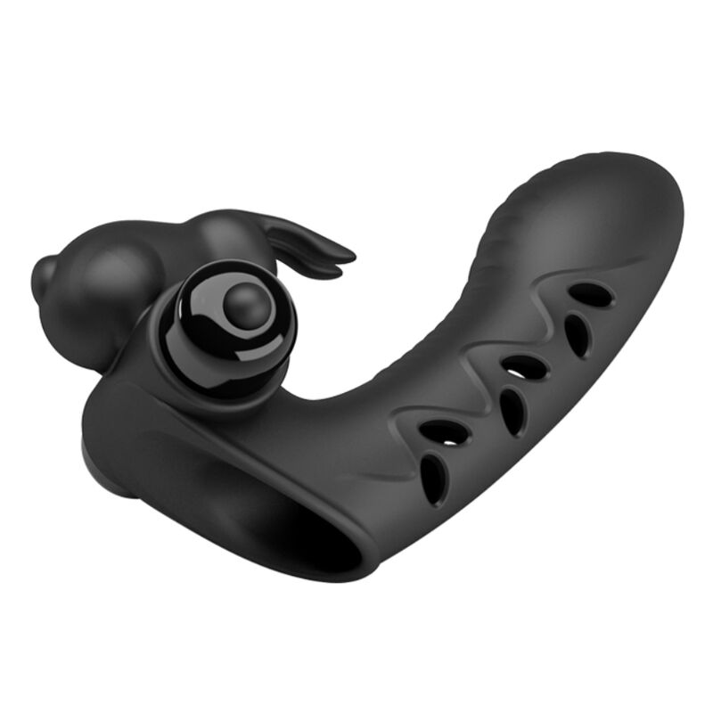 PRETTY LOVE - MANCHON DE DOIGT VIBRANT VANCE BLACK RABBIT
