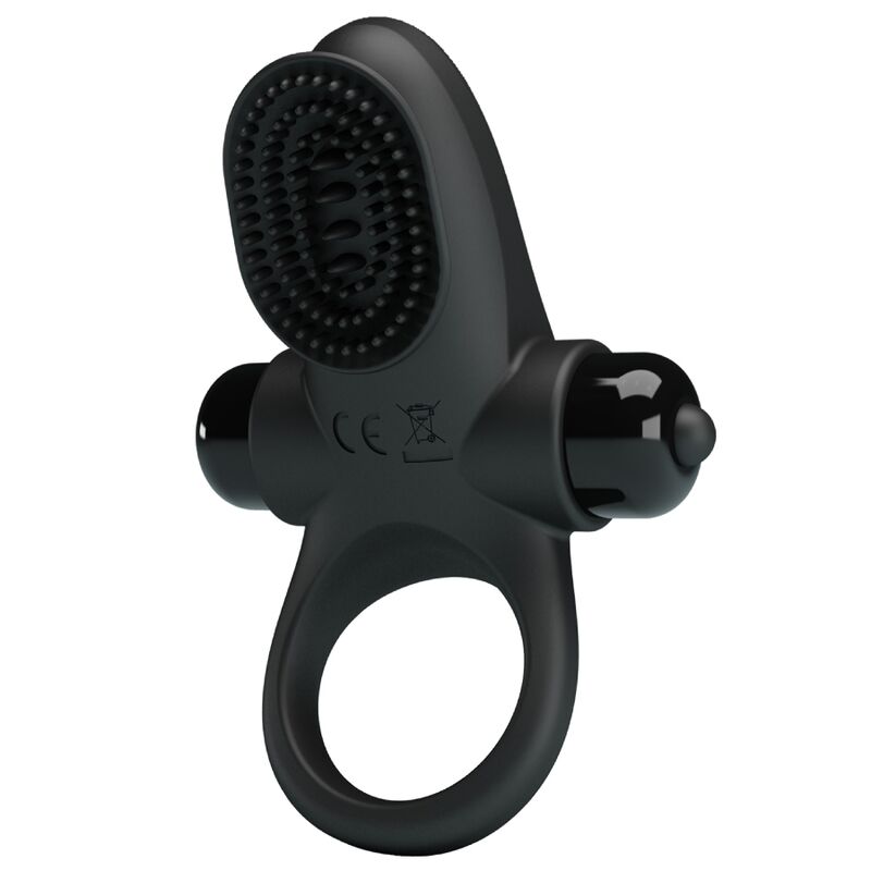 PRETTY LOVE - VIBRATING PENIS RING II BLACK