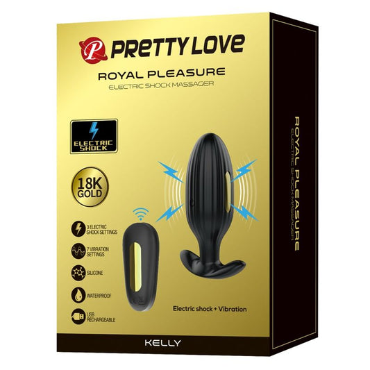 PRETTY LOVE - PLUG ANAL VIBRANT RECHARGEABLE KELLY BLACK