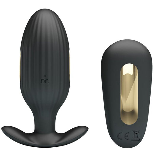 PRETTY LOVE - PLUG ANAL VIBRANT RECHARGEABLE KELLY BLACK