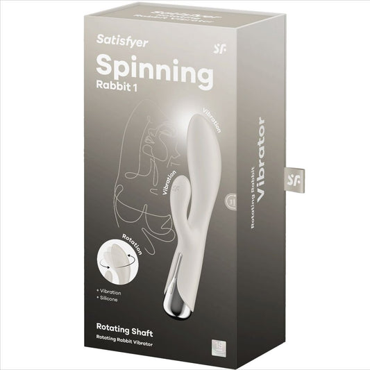 SATISFYER - SPINNING RABBIT 1 STIMULATION DU CLITORIS ET DU POINT G ROUGE