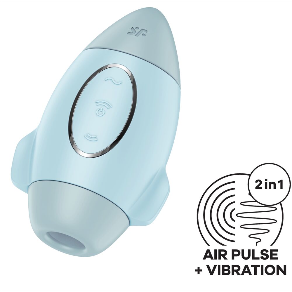 SATISFYER - MISSION CONTROL LILAC SMALL DUAL-PULSE VIBRATOR