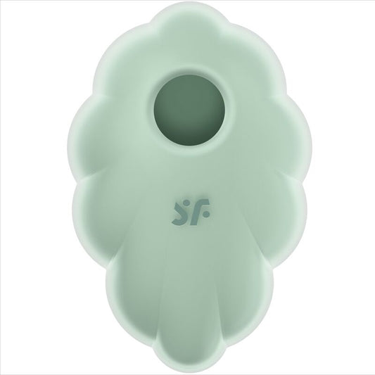 SATISFYER - VIBRATEUR À IMPULSIONS D'AIR VERT CLOUD DANCER