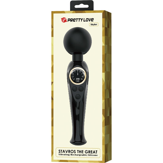 PRETTY LOVE - SKYLER VIBRATEUR WAND NOIR