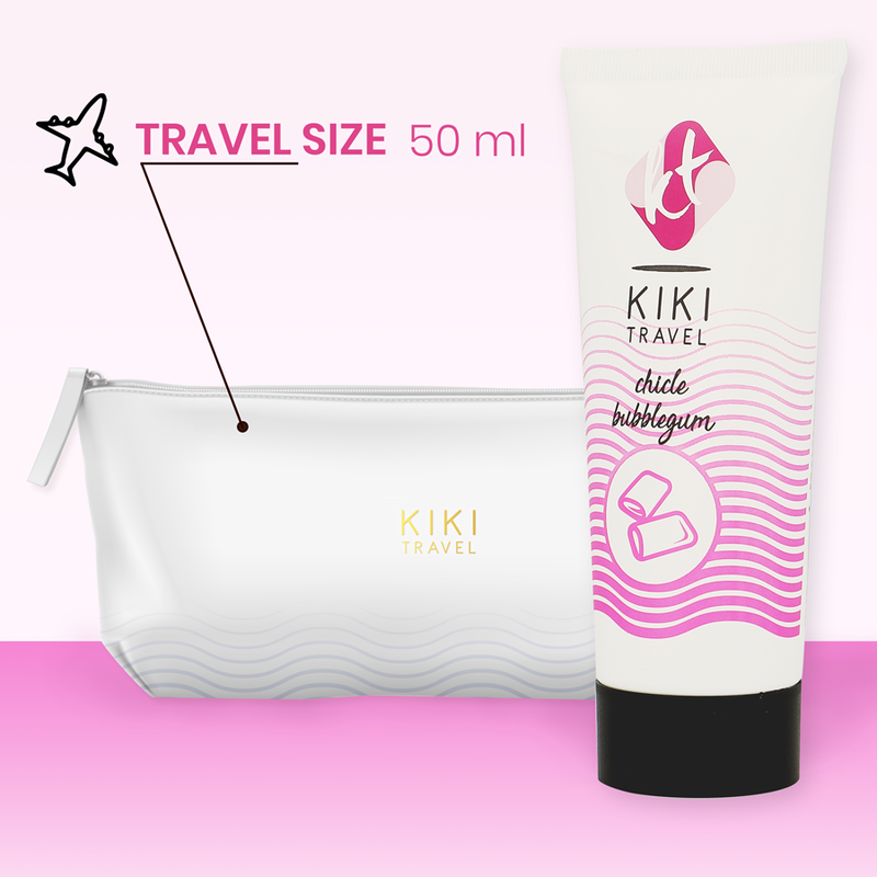 KIKÍ TRAVEL - LUBRIFIANT SAVEUR GOMME 50 ML