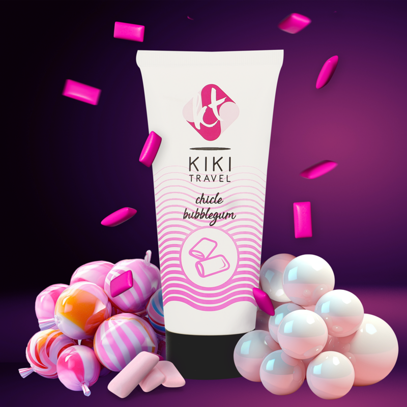 KIKÍ TRAVEL - LUBRIFIANT SAVEUR GOMME 50 ML