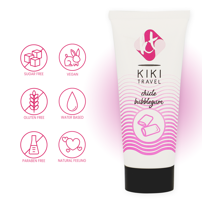 KIKÍ TRAVEL - LUBRIFIANT SAVEUR GOMME 50 ML