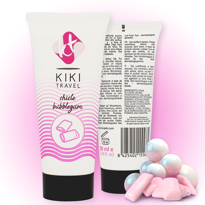 KIKÍ TRAVEL - LUBRIFIANT SAVEUR GOMME 50 ML