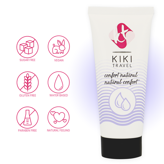 KIKÍ TRAVEL - GEL GLISSANT CONFORT NATUREL 50 ML