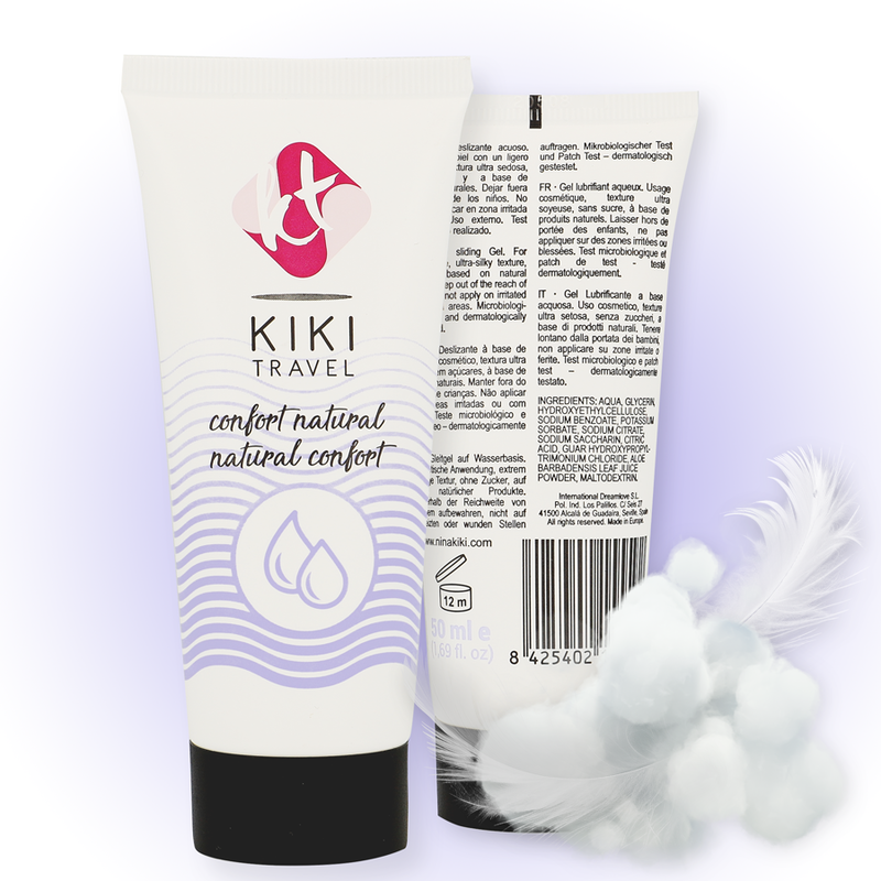KIKÍ TRAVEL - GEL GLISSANT CONFORT NATUREL 50 ML