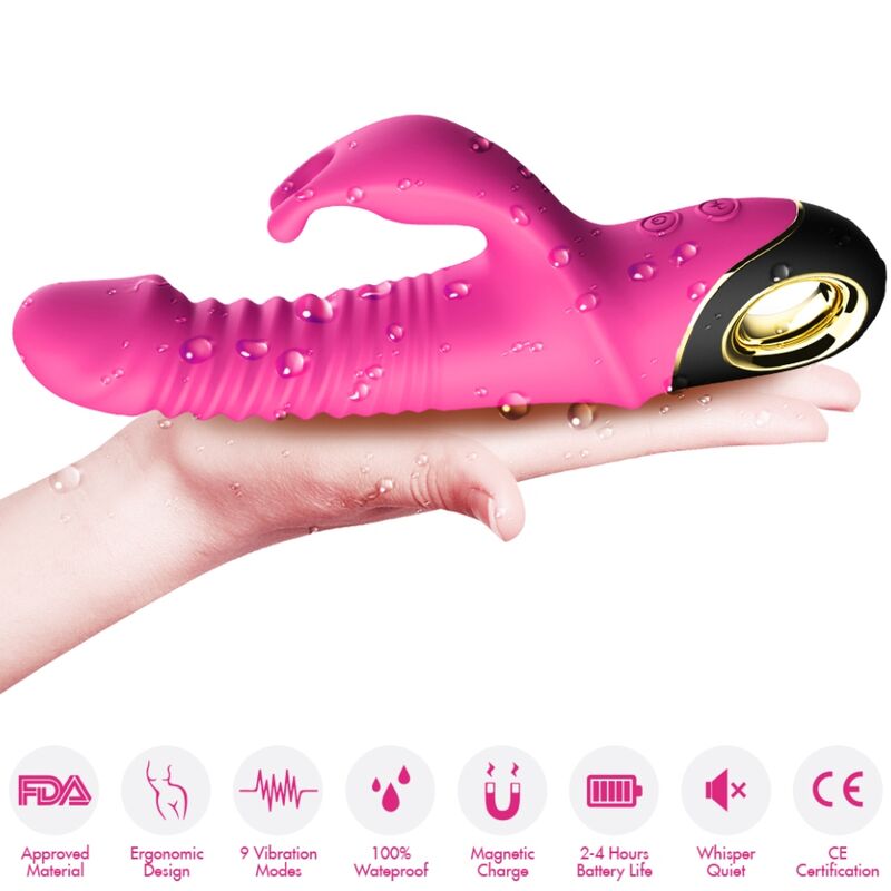 ARMONY - ZING DILDO VIBRANT RABBIT FUCHSIA