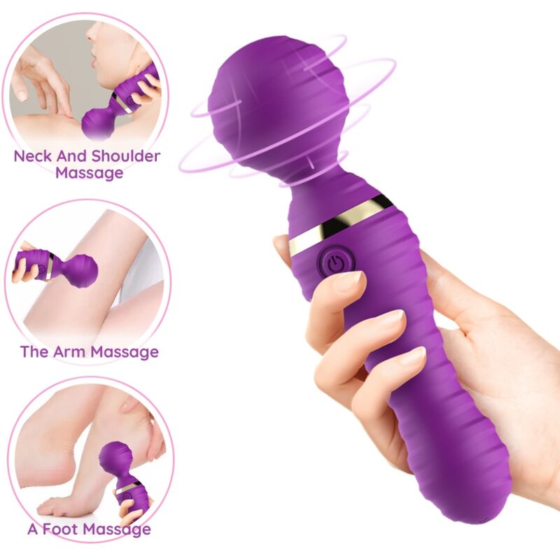 ARMONY - PETIT MASSEUR ET VIBRATEUR VIOLET FREEDO