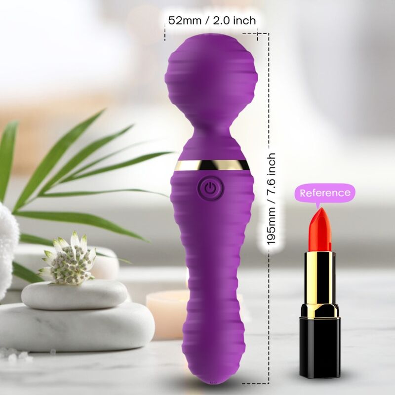 ARMONY - PETIT MASSEUR ET VIBRATEUR VIOLET FREEDO