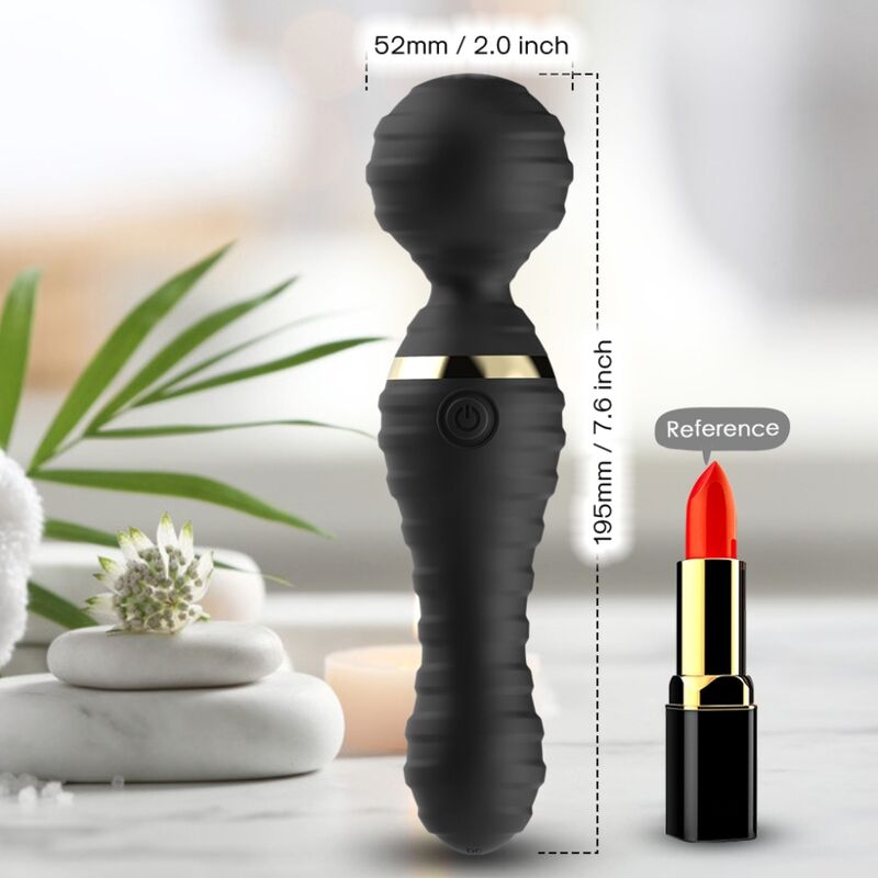 ARMONY - PETIT MASSEUR ET VIBRATEUR FREEDO NOIR