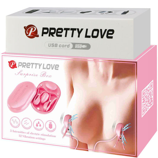 PRETTY LOVE - BOÎTE SURPRISE CLIPS ÉLECTRO-STIMULATION ROSE