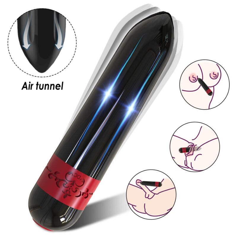 ARMONY - ROCKET BULLET VIBRANTE TÉLÉCOMMANDÉE NOIRE