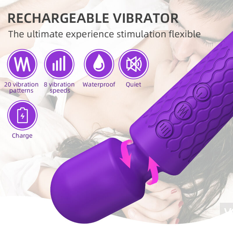 ARMONY - MASSEUR ET VIBRATEUR VIOLET