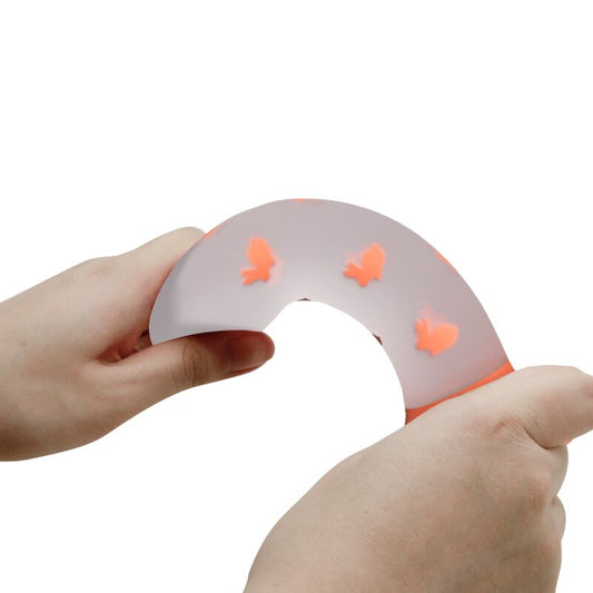 PRETTY LOVE - DILDO NON VIBRANT LUMINEUX ORANGE MAGIQUE NIGHTFALL