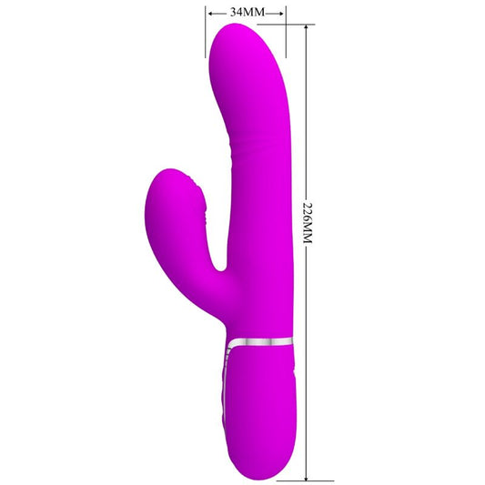 PRETTY LOVE - VIBRATEUR POINT G MULTIFONCTION FUCHSIA