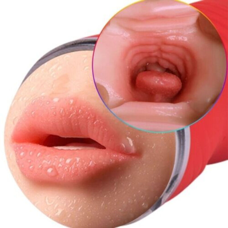 ARMONY - MASTURBATEUR DOUBLE VAGIN & BOUCHE ROUGE