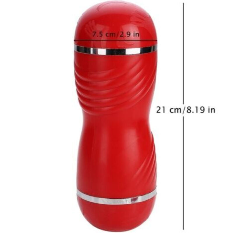 ARMONY - MASTURBATEUR DOUBLE VAGIN & BOUCHE ROUGE