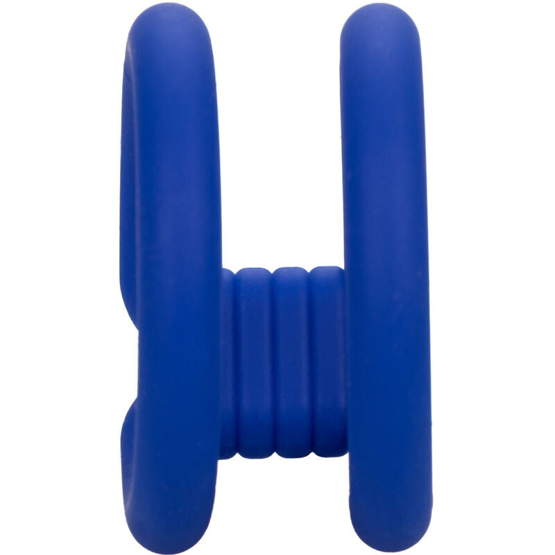 CALEXOTICS - CAGE À PÉNIS DOUBLE ADMIRAL BLEU