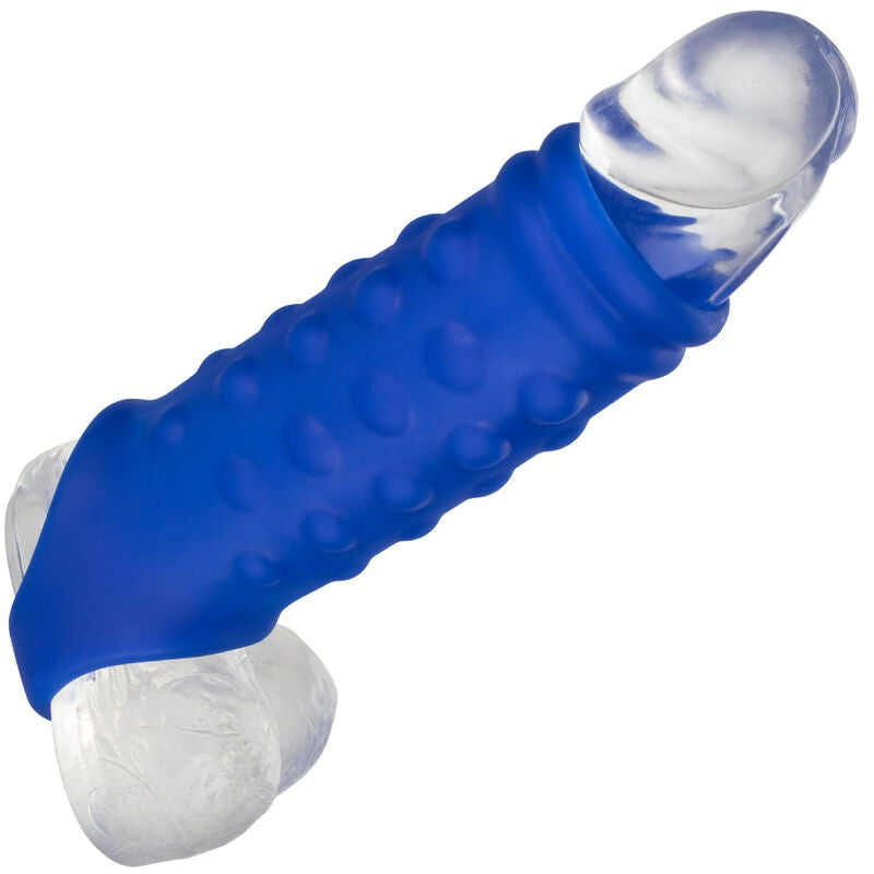 CALEXOTICS - MANCHON DE PÉNIS EN SILICONE LIQUIDE PERLÉ ADMIRAL BLEU