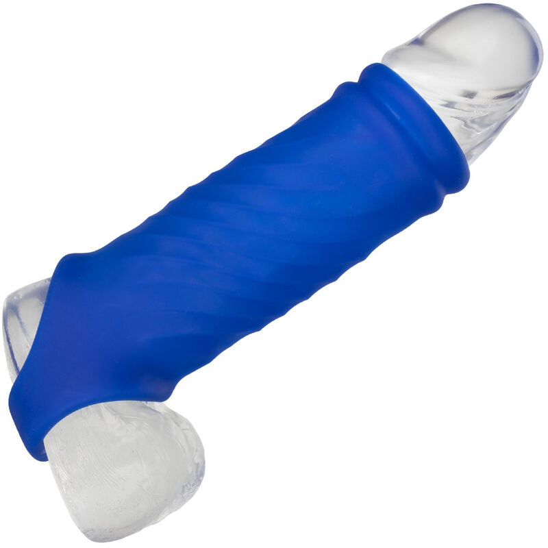 CALEXOTICS - MANCHON DE PÉNIS EN SILICONE LIQUIDE ADMIRAL WAVE BLEU
