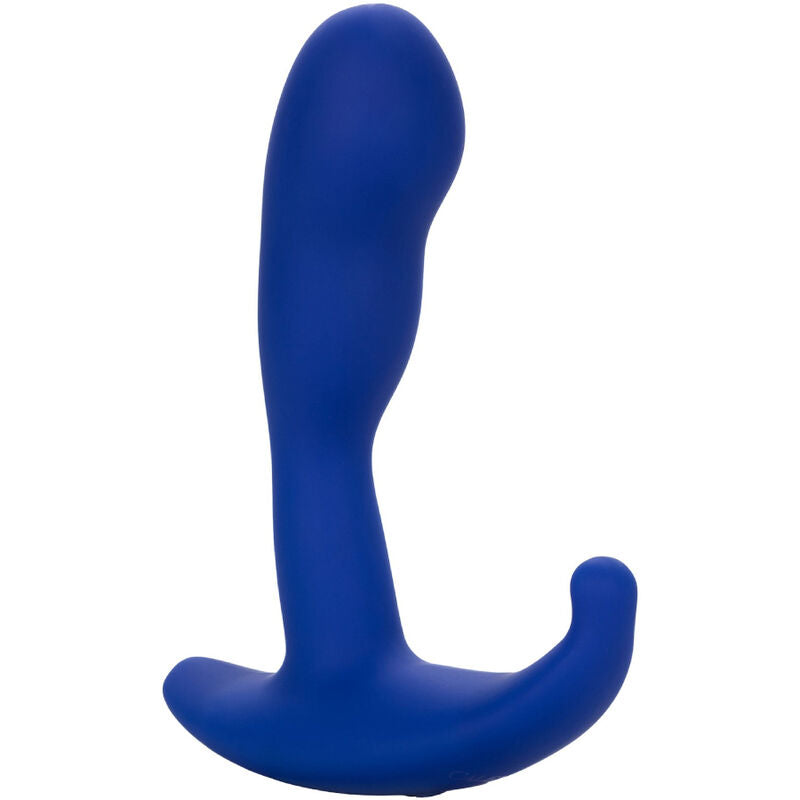 CALEXOTICS - STIMULATEUR ET VIBRATEUR ANAL COURBÉ BLEU ADMIRAL