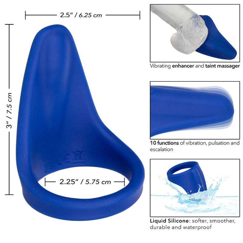 CALEXOTICS - MASSEUR PÉRINÉAL AMIRAL BLUE