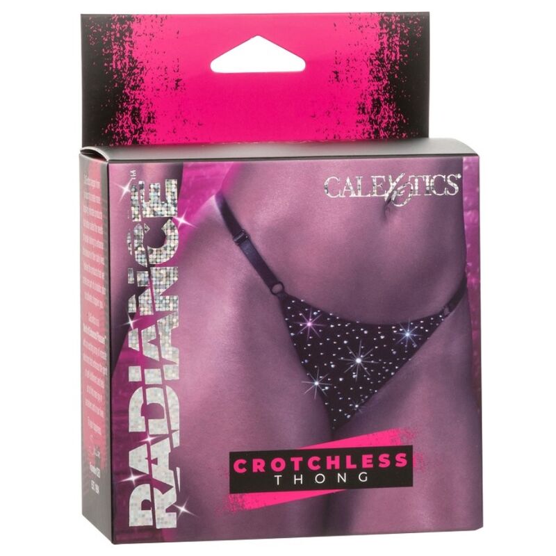 CALEXOTICS - STRING OUVERT À L'ENTREJAMBE RADIANCE STRASS