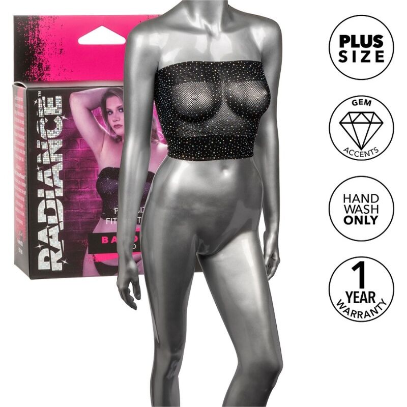 CALEXOTICS - HAUT BANDEAU RADIANCE AVEC PERLES, GRANDE TAILLE