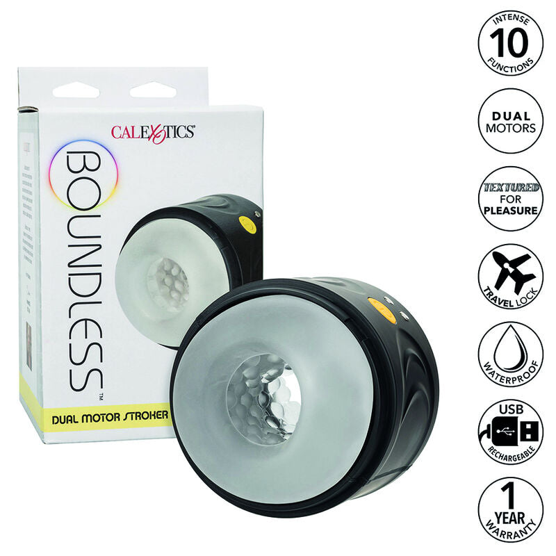 CALEXOTICS - MASTURBATEUR À DOUBLE MOTEUR SANS LIMITES